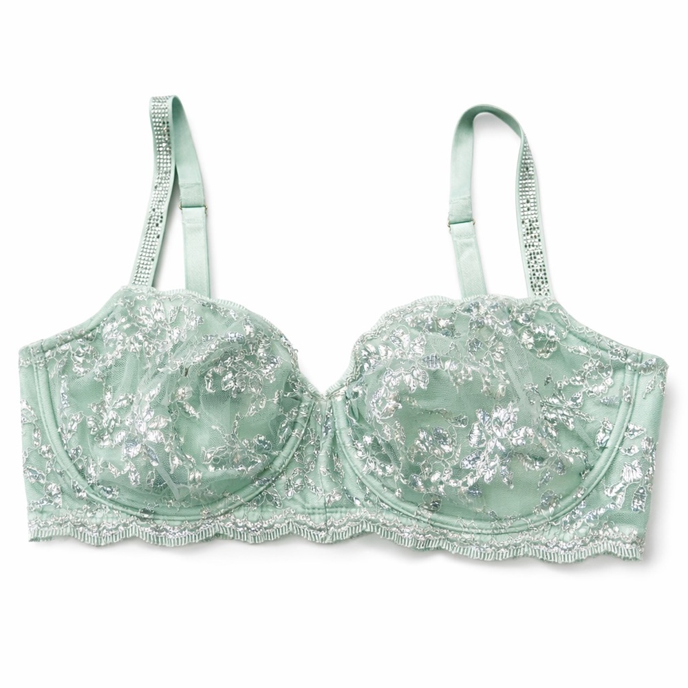 Victoria's Secret Mint Green Lace Bra - Picture 4 of 5